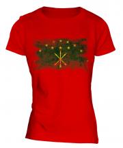 Adygea Distressed Flag Ladies T-Shirt