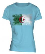 Algeria Distressed Flag Ladies T-Shirt