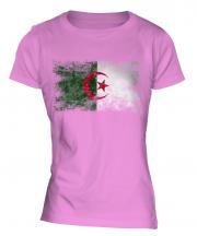 Algeria Distressed Flag Ladies T-Shirt