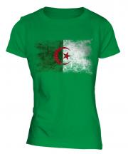 Algeria Distressed Flag Ladies T-Shirt