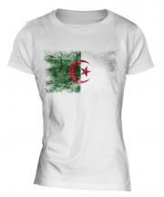 Algeria Distressed Flag Ladies T-Shirt