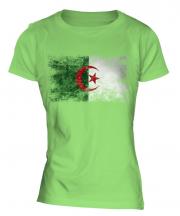 Algeria Distressed Flag Ladies T-Shirt