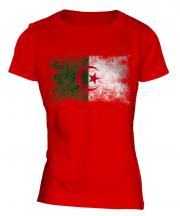 Algeria Distressed Flag Ladies T-Shirt