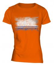 Altai Republic Distressed Flag Ladies T-Shirt