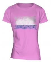 Altai Republic Distressed Flag Ladies T-Shirt