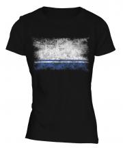 Altai Republic Distressed Flag Ladies T-Shirt
