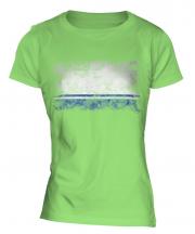 Altai Republic Distressed Flag Ladies T-Shirt