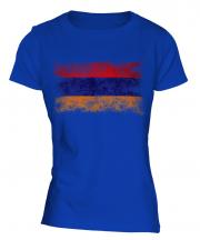 Armenia Distressed Flag Ladies T-Shirt