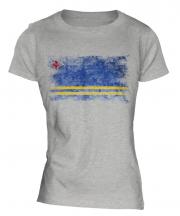 Aruba Distressed Flag Ladies T-Shirt