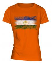 Bashkortostan Distressed Flag Ladies T-Shirt
