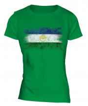 Bashkortostan Distressed Flag Ladies T-Shirt