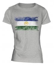 Bashkortostan Distressed Flag Ladies T-Shirt