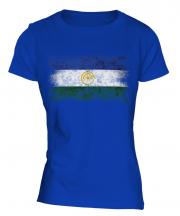 Bashkortostan Distressed Flag Ladies T-Shirt
