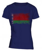 Belarus Distressed Flag Ladies T-Shirt