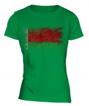 Belarus Distressed Flag Ladies T-Shirt