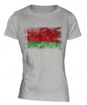 Belarus Distressed Flag Ladies T-Shirt