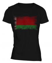 Belarus Distressed Flag Ladies T-Shirt