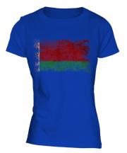 Belarus Distressed Flag Ladies T-Shirt