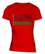 Belarus Distressed Flag Ladies T-Shirt