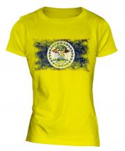 Belize Distressed Flag Ladies T-Shirt