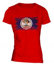 Belize Distressed Flag Ladies T-Shirt