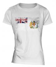 British Antartic Territory Distressed Flag Ladies T-Shirt