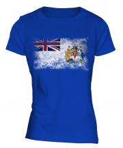 British Antartic Territory Distressed Flag Ladies T-Shirt