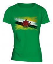 Brunei Distressed Flag Ladies T-Shirt
