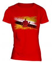 Brunei Distressed Flag Ladies T-Shirt