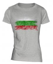 Bulgaria Distressed Flag Ladies T-Shirt
