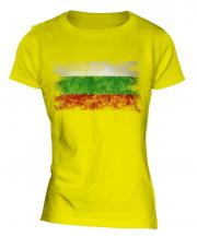 Bulgaria Distressed Flag Ladies T-Shirt
