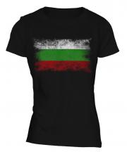 Bulgaria Distressed Flag Ladies T-Shirt