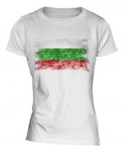 Bulgaria Distressed Flag Ladies T-Shirt