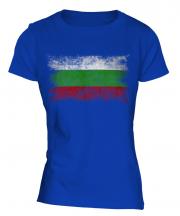 Bulgaria Distressed Flag Ladies T-Shirt