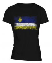 Buryatia Distressed Flag Ladies T-Shirt