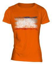Crimea Distressed Flag Ladies T-Shirt
