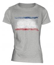 Crimea Distressed Flag Ladies T-Shirt