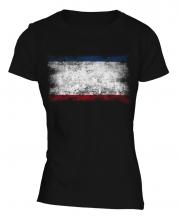 Crimea Distressed Flag Ladies T-Shirt