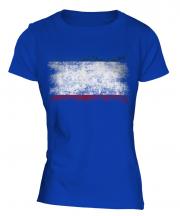 Crimea Distressed Flag Ladies T-Shirt