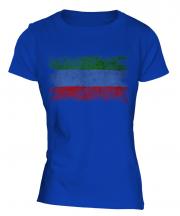 Dagestan Distressed Flag Ladies T-Shirt