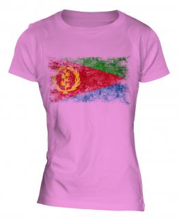 Eritrea Distressed Flag Ladies T-Shirt