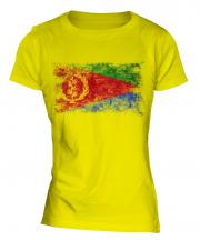 Eritrea Distressed Flag Ladies T-Shirt