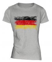 Germany Distressed Flag Ladies T-Shirt