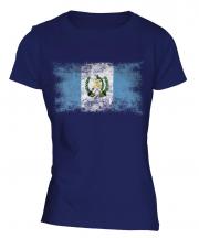 Guatemala Distressed Flag Ladies T-Shirt