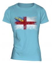 Herm Distressed Flag Ladies T-Shirt