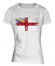 Herm Distressed Flag Ladies T-Shirt