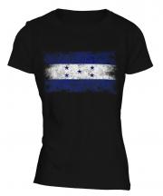 Honduras Distressed Flag Ladies T-Shirt