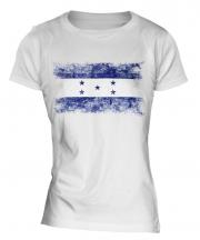 Honduras Distressed Flag Ladies T-Shirt