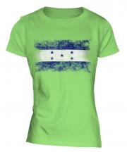 Honduras Distressed Flag Ladies T-Shirt
