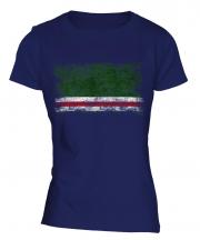 Ichkeria Distressed Flag Ladies T-Shirt